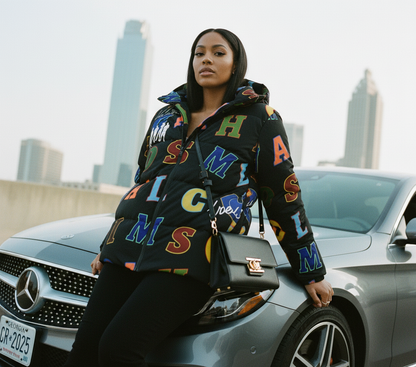 Valentine Letters Hooded Jacket Womans