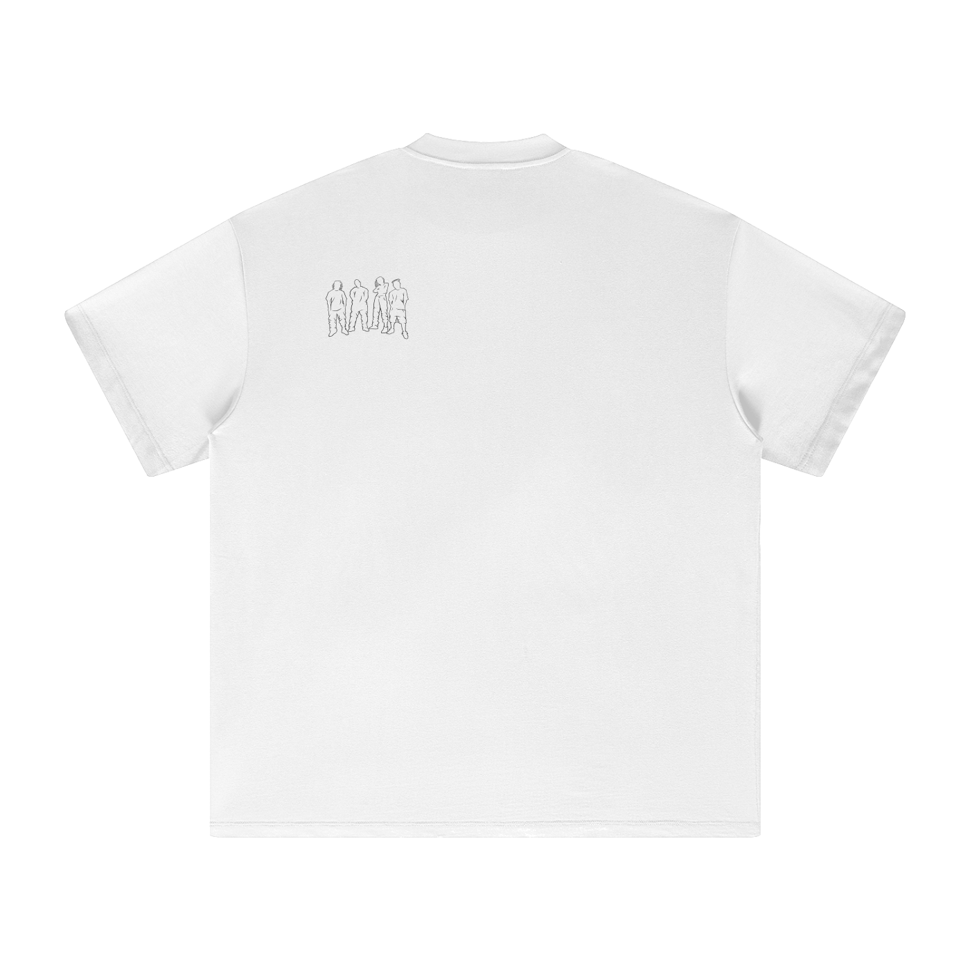 Heavyweight White T-Shirt - Love Hurts