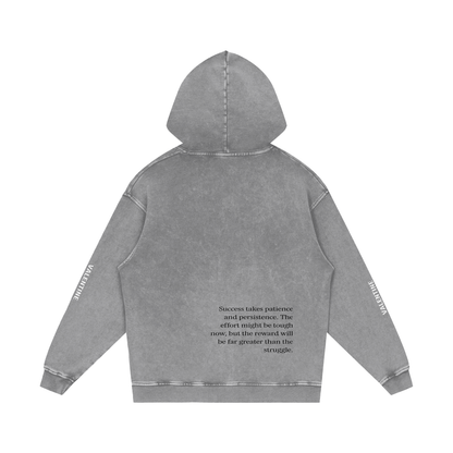 Snow Washed Grey Hoodie