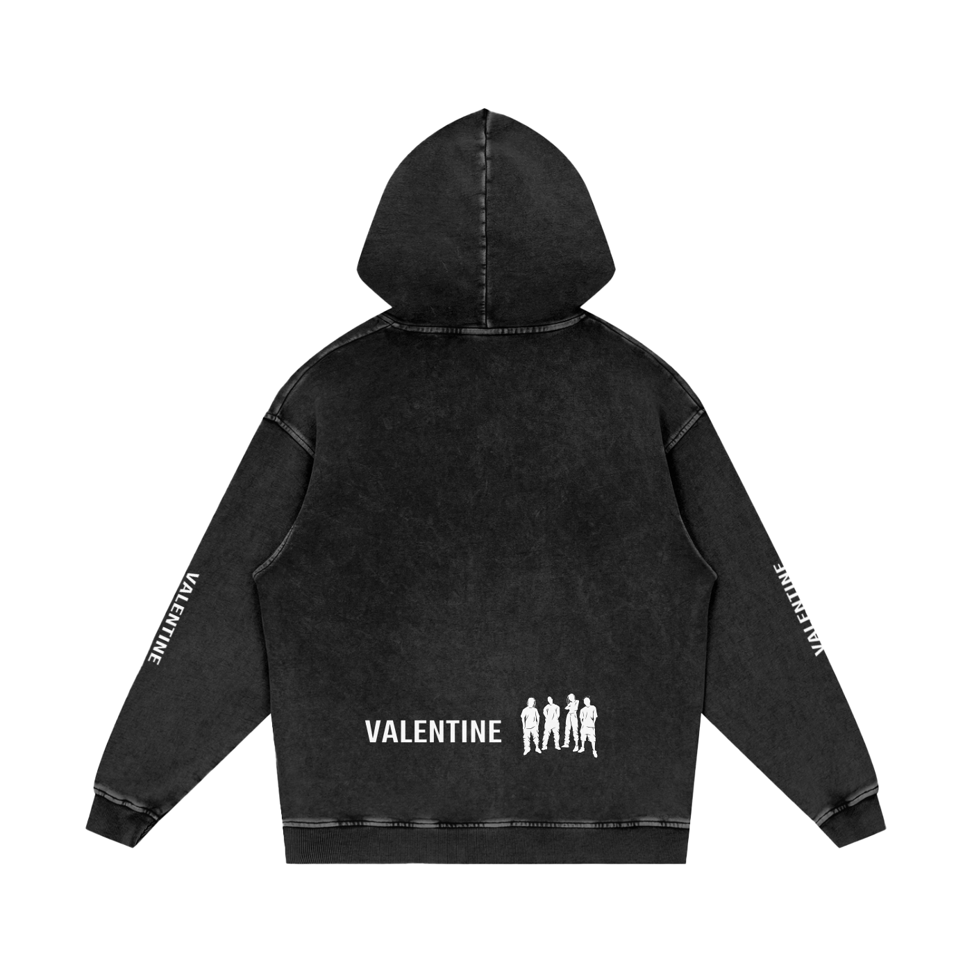 Snow Washed Green Hoodie