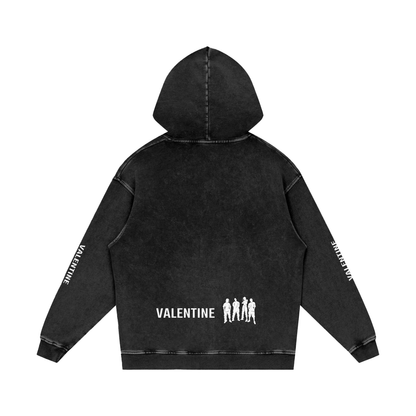 Snow Washed Green Hoodie