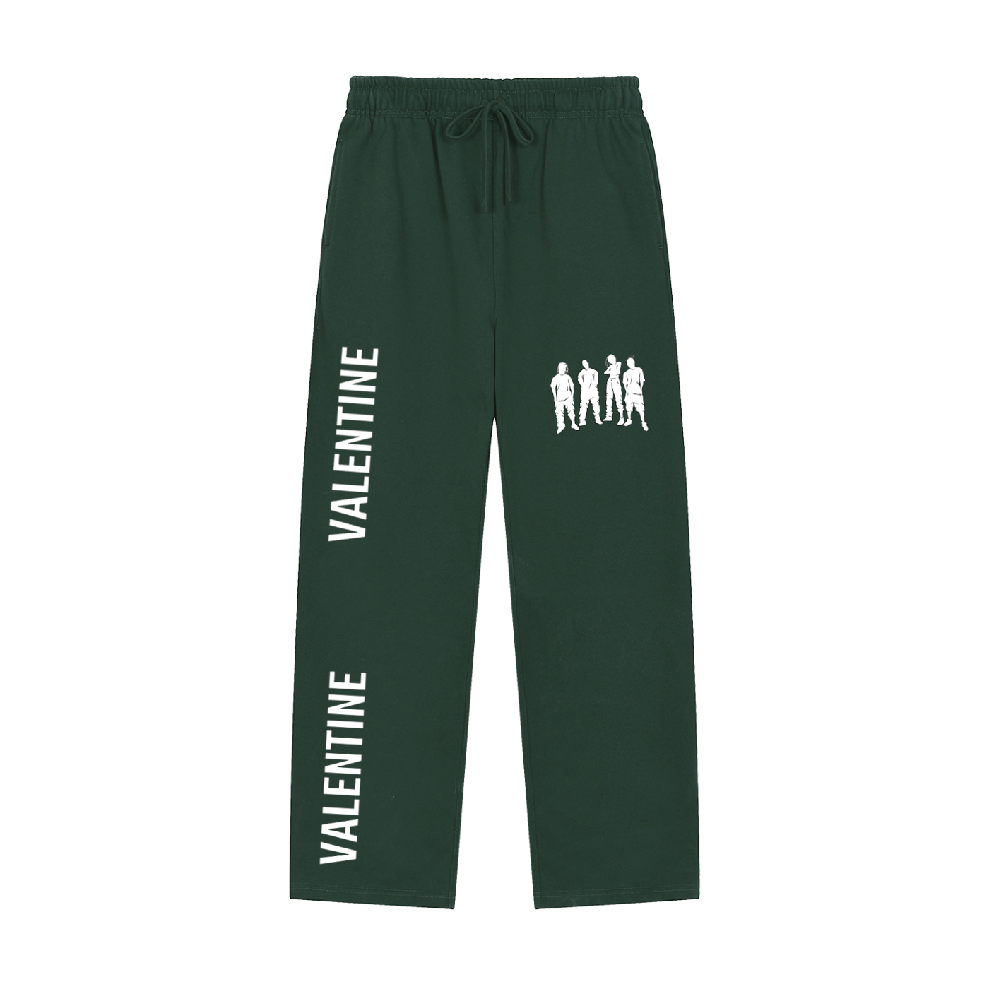 Solid Green Sweatpants