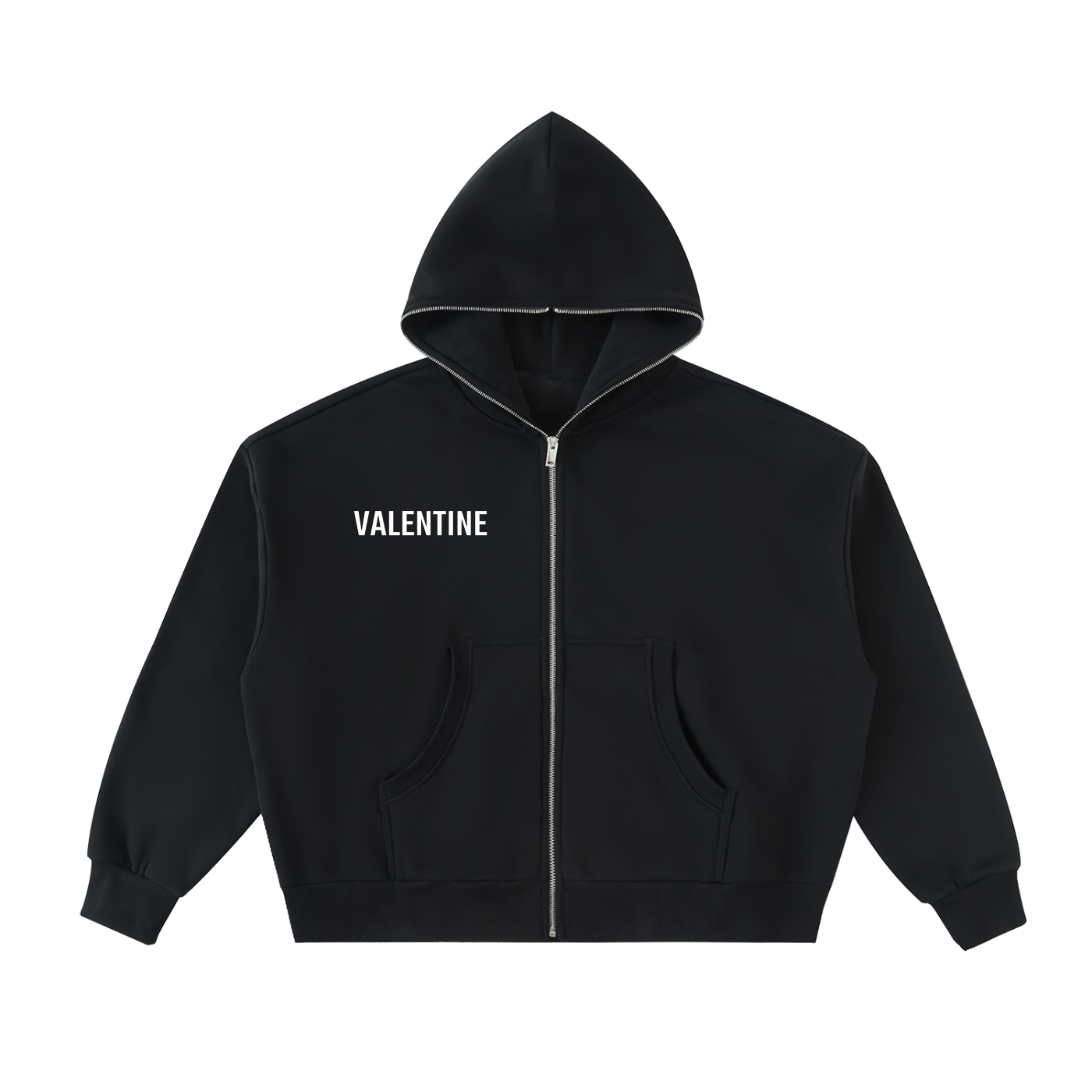 Plane Full-Zip Boxy Hoodie