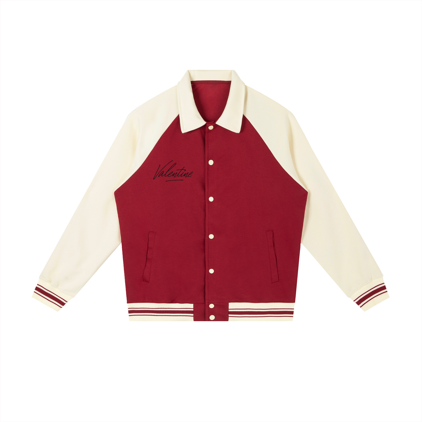 Red Rain Baseball Jacket