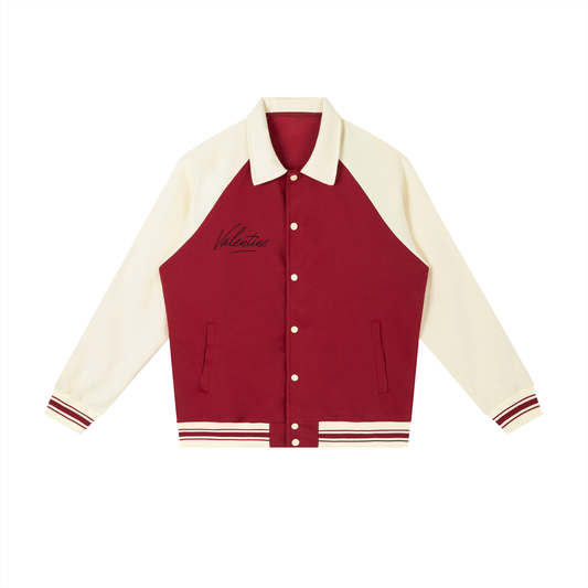 Red Rain Baseball Jacket