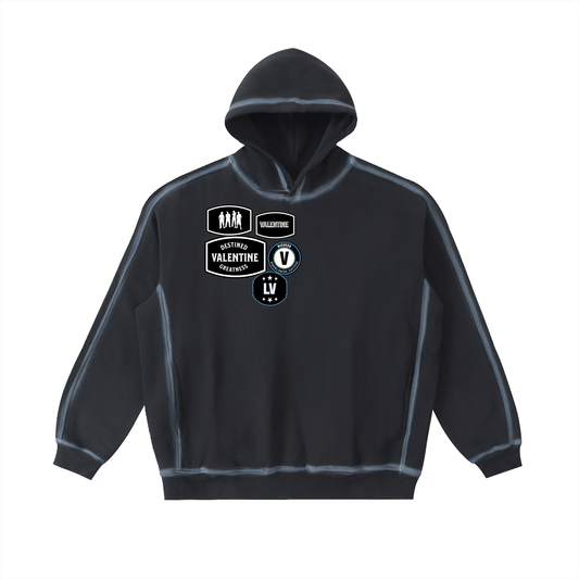 Valentine Edge Fleece Hoodie "Loyal"