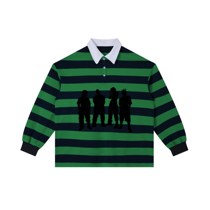 Mens Green Paper Color Polo Shirt