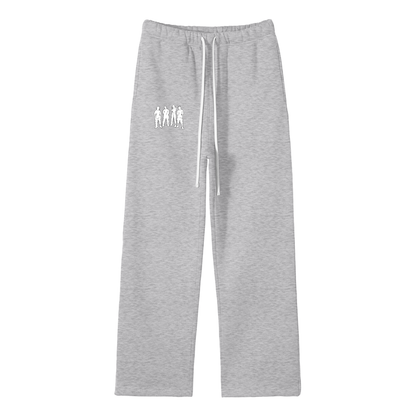 Streetwear Fleece Straight Leg Pants - Original