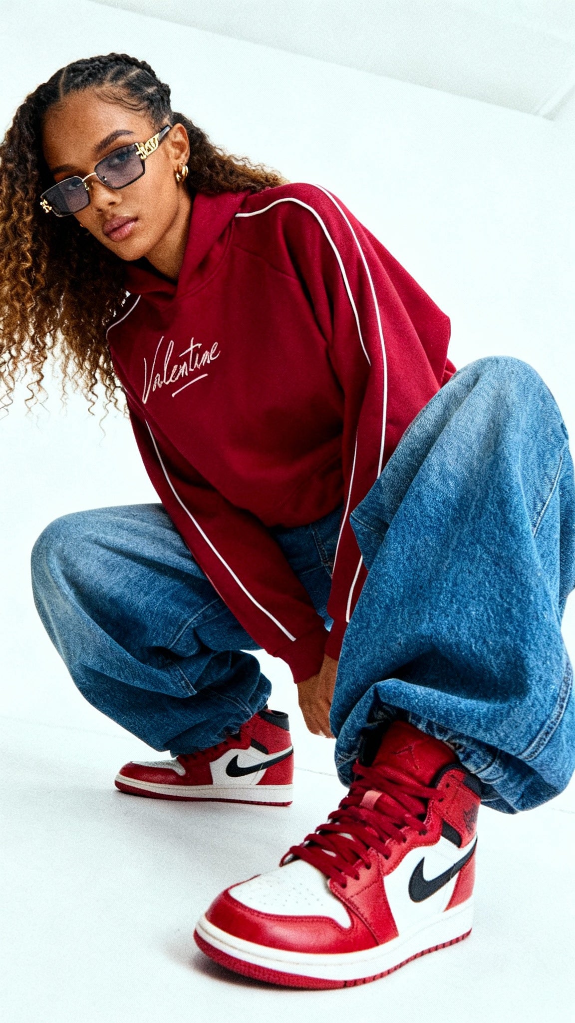 Woman’s Red Rain Hoodie