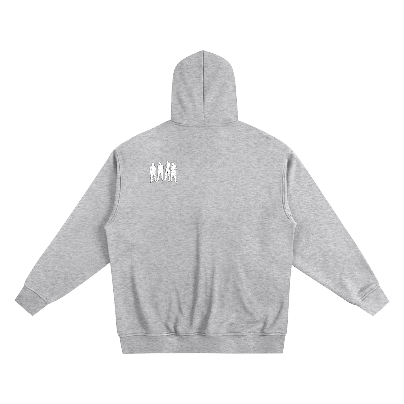 Grey Heavyweight Zip-up Tracksuit Hoodie- Love Hurts
