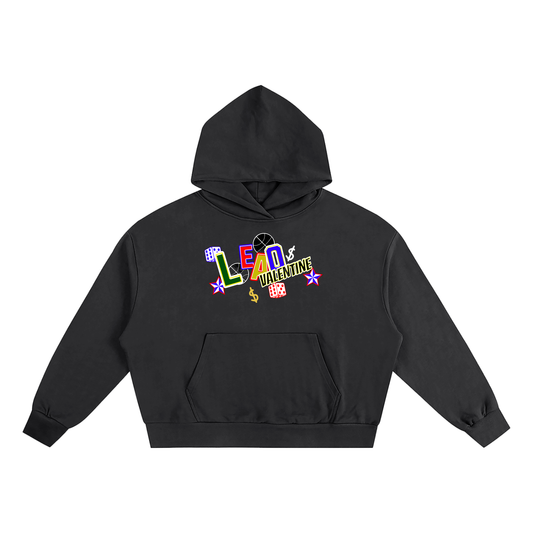 Womans Boxy Oversized Hoodie- Playful