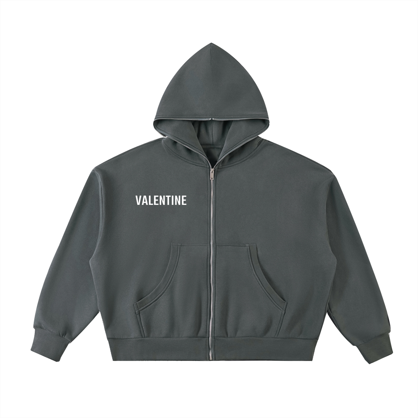 Plane Full-Zip Boxy Hoodie