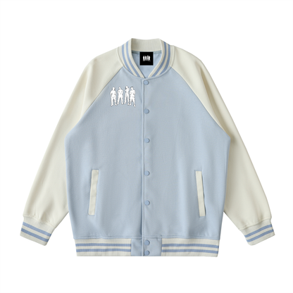 Sky Blue  Varsity Jacket