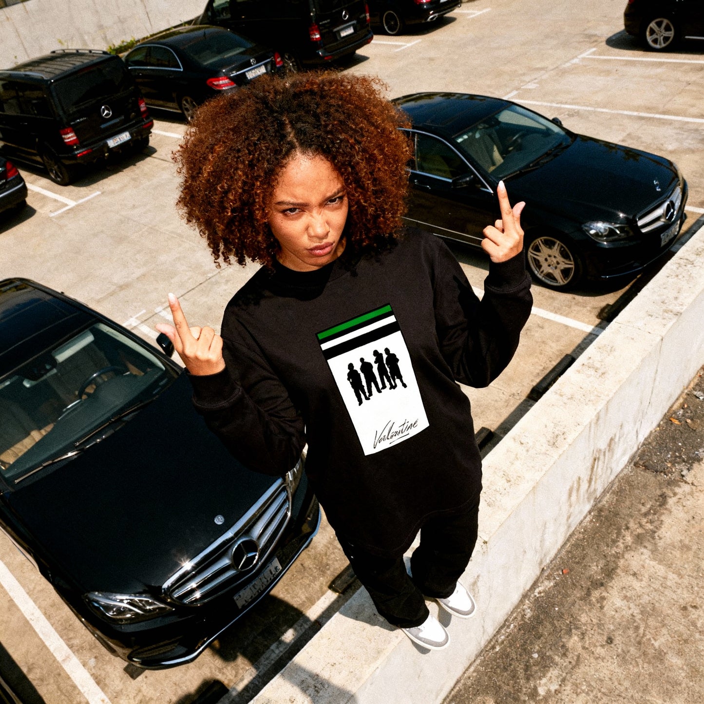 Womans Aura Line Long-Sleeve T-Shirt