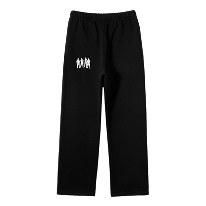 Mens Streetwear Straight Leg Pants- Playful