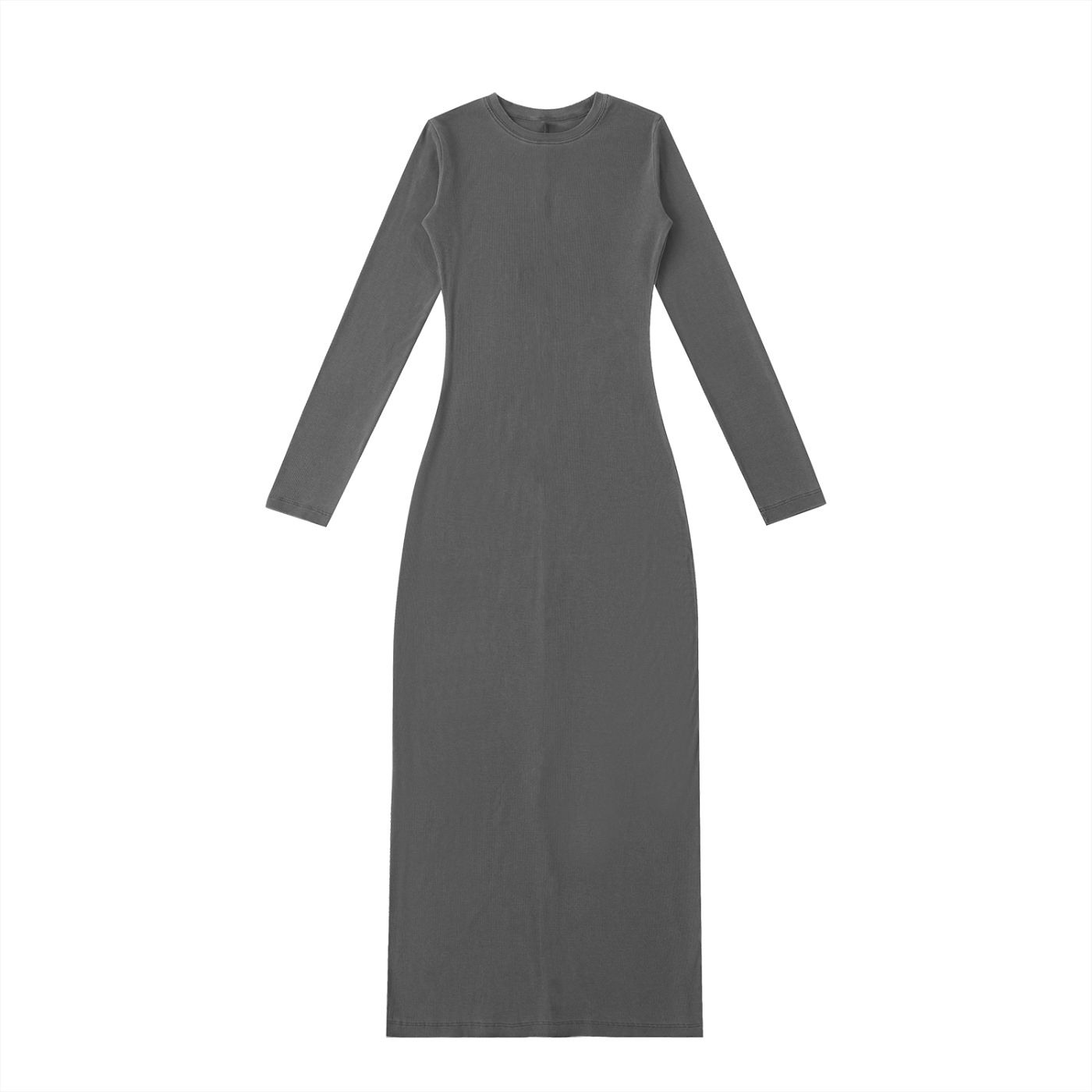 Dyed Washed Slit Maxi Dress
