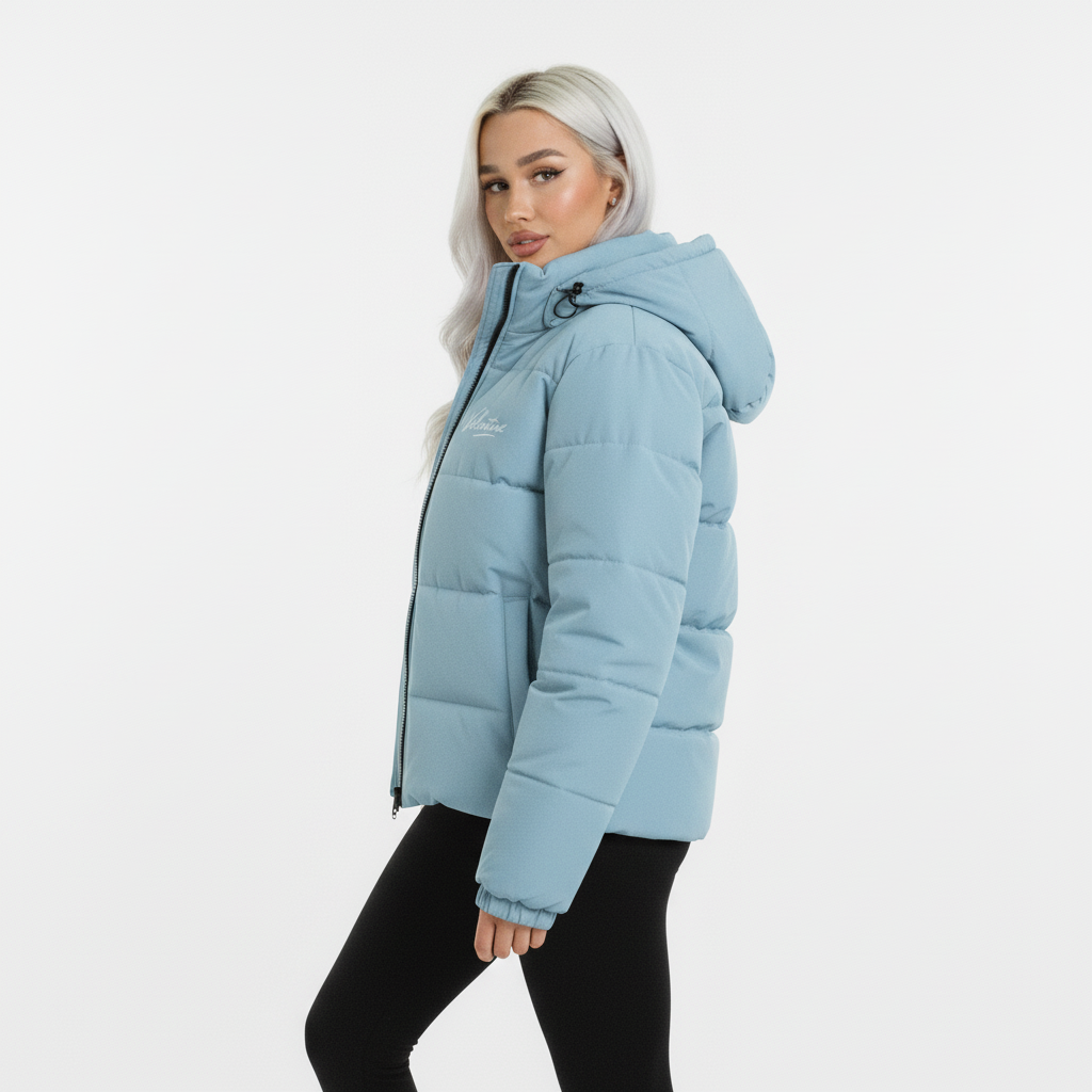 Womans Baby Blue Leao Valentine Jacket