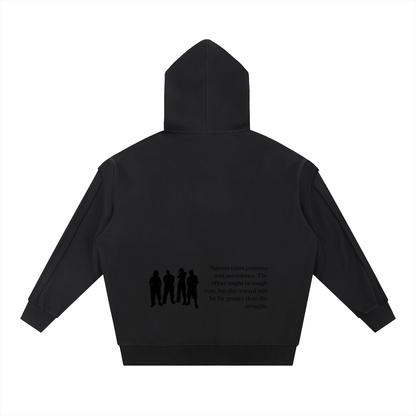 Plane Double Layered Hoodie