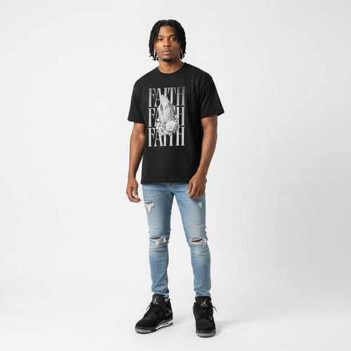 Mens Heavyweight T-Shirt - Faith