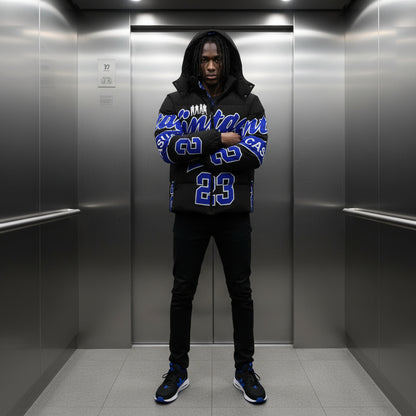 Valentine Money Blues Hooded Jacket