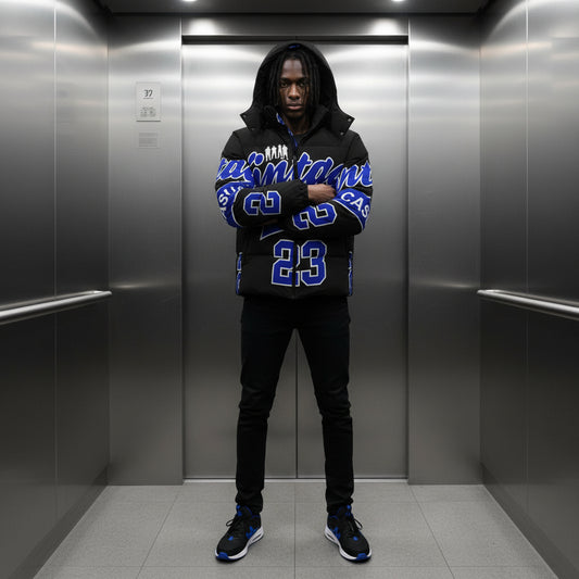 Valentine Money Blues Hooded Jacket