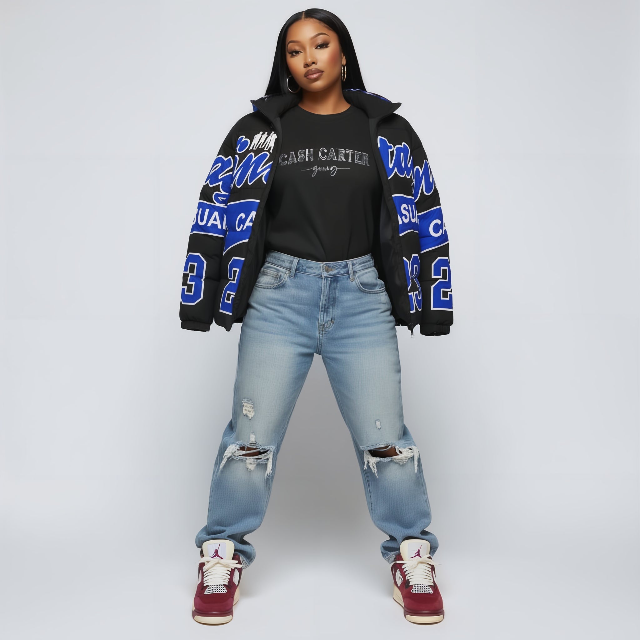 Money Blues Hooded Jacket