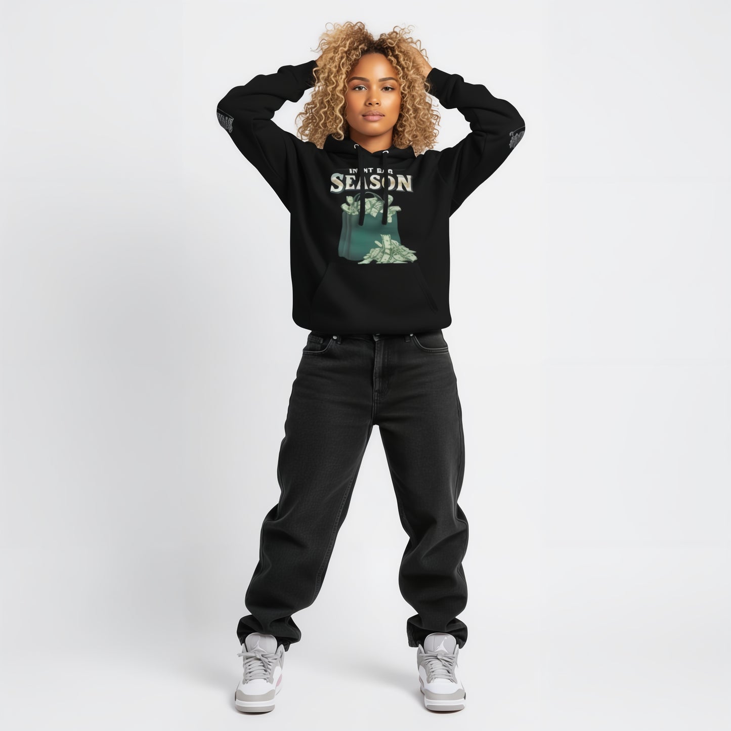 Womans In My Bag Season Oversized Hoodie