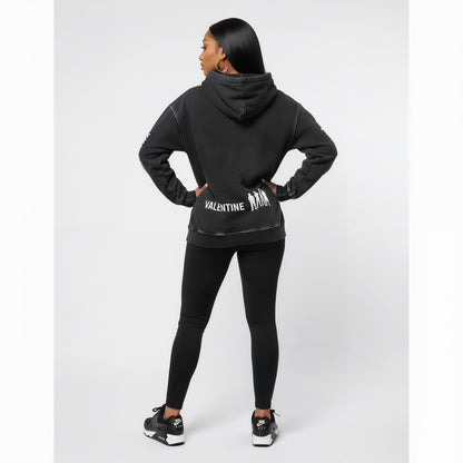 Snow Washed Green Hoodie