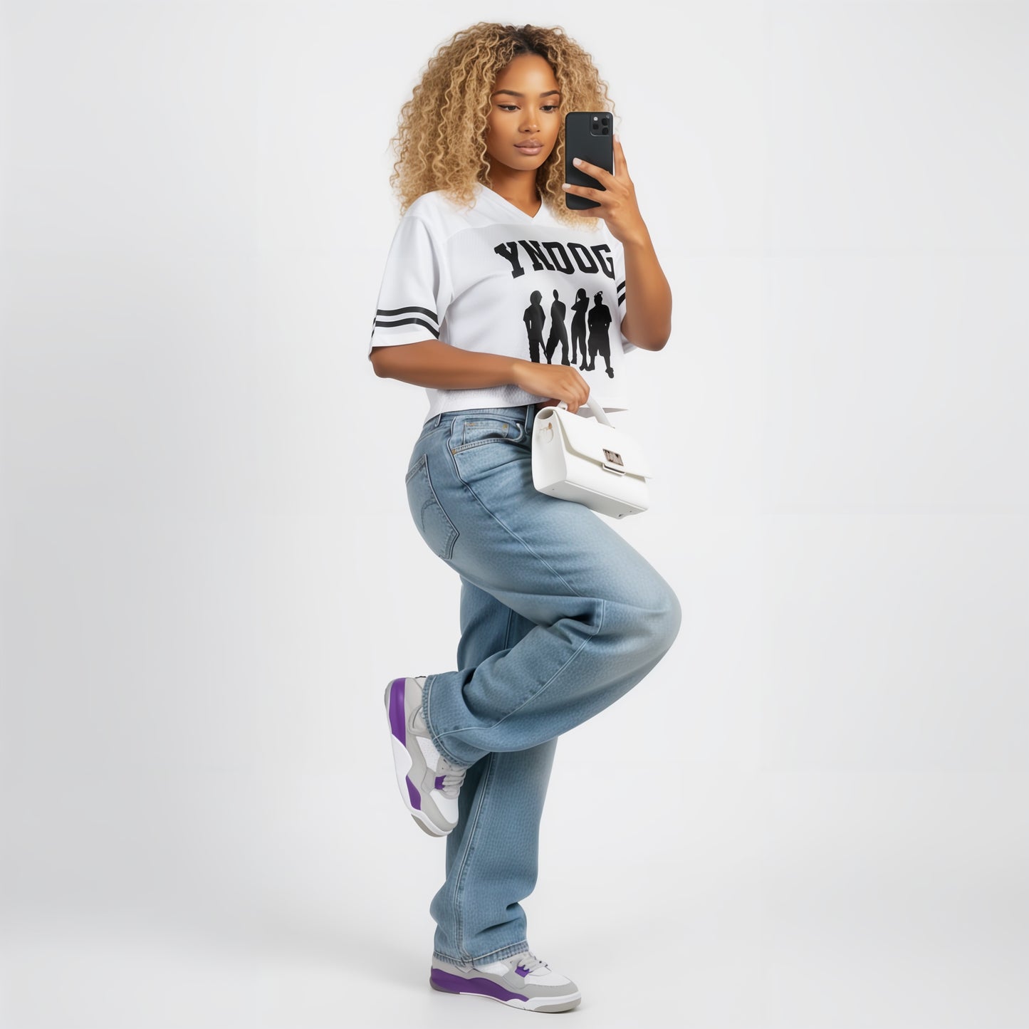 Womans Taped Mesh T-Shirt YN DOG