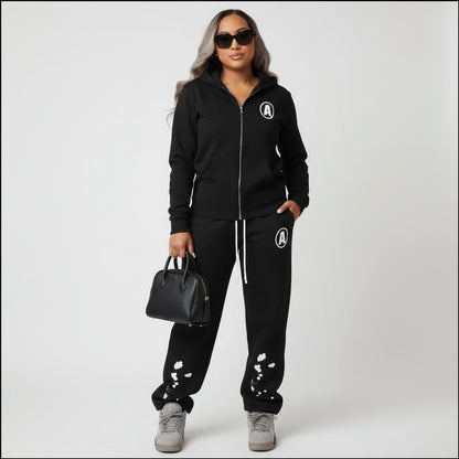 Womans Streetwear Straight Leg Pants - A