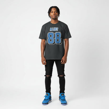 Heavyweight T-Shirt - A LIST 88 Blue