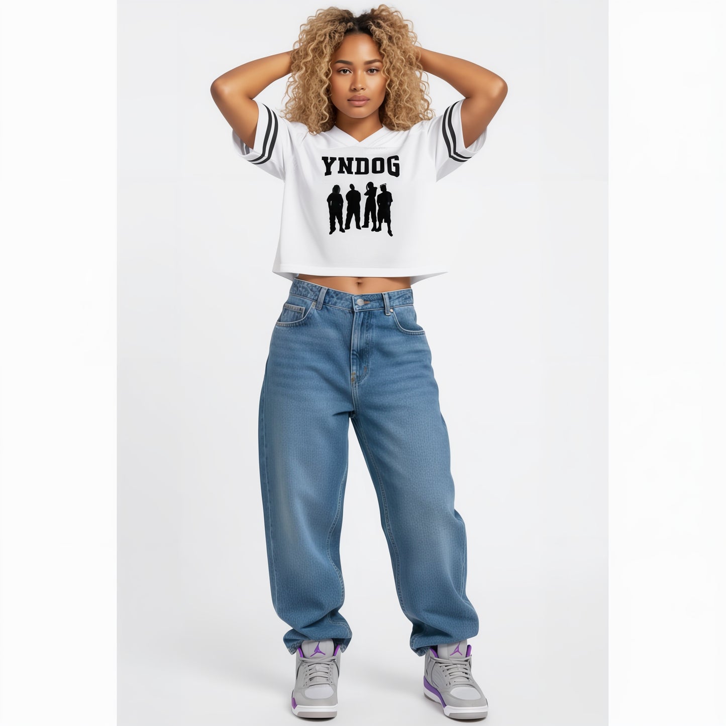 Womans Taped Mesh T-Shirt YN DOG