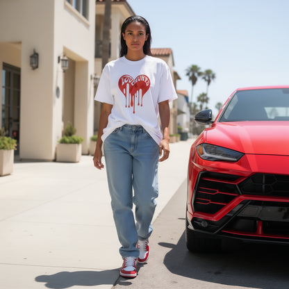 White T-Shirt - Love Hurts