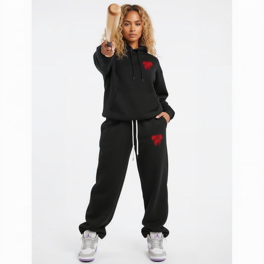 Bad Tracksuit Fleeced Boxy Hoodie