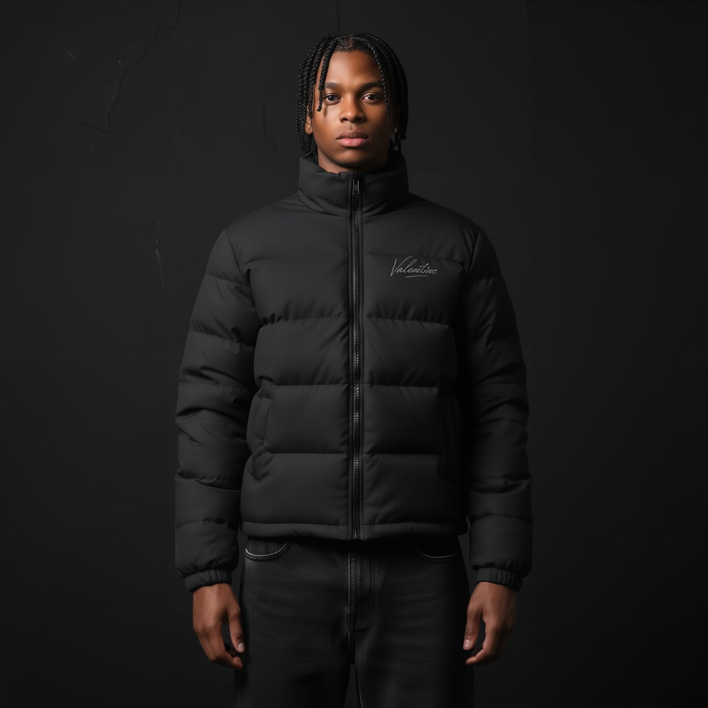 Triple Black Leao Valentine Jacket