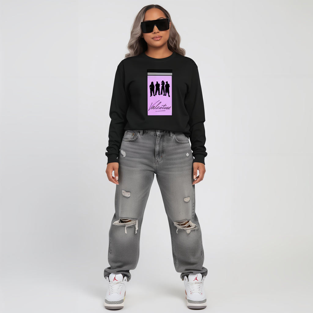 Womans Aura Line Long-Sleeve T-Shirt