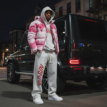 Mens Leao Valentine Pink Panther