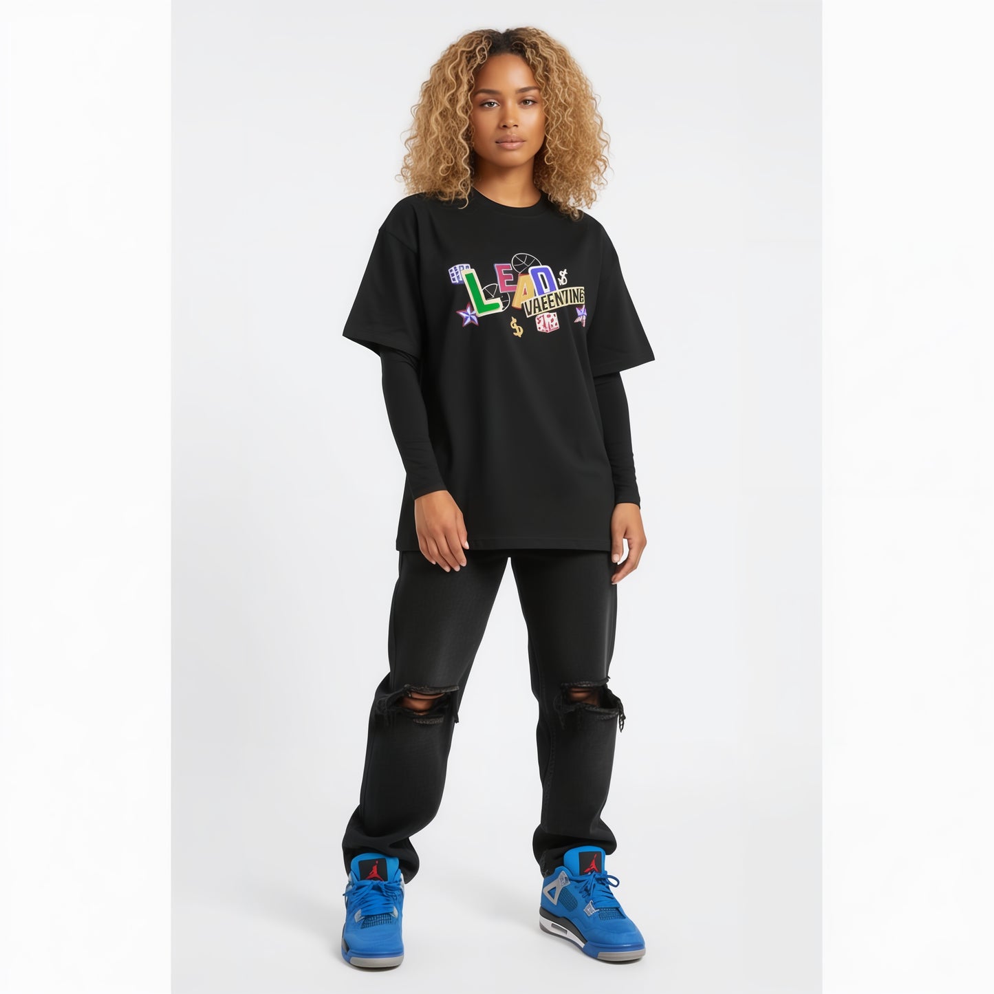 Womans Heavyweight T-Shirt- Playful