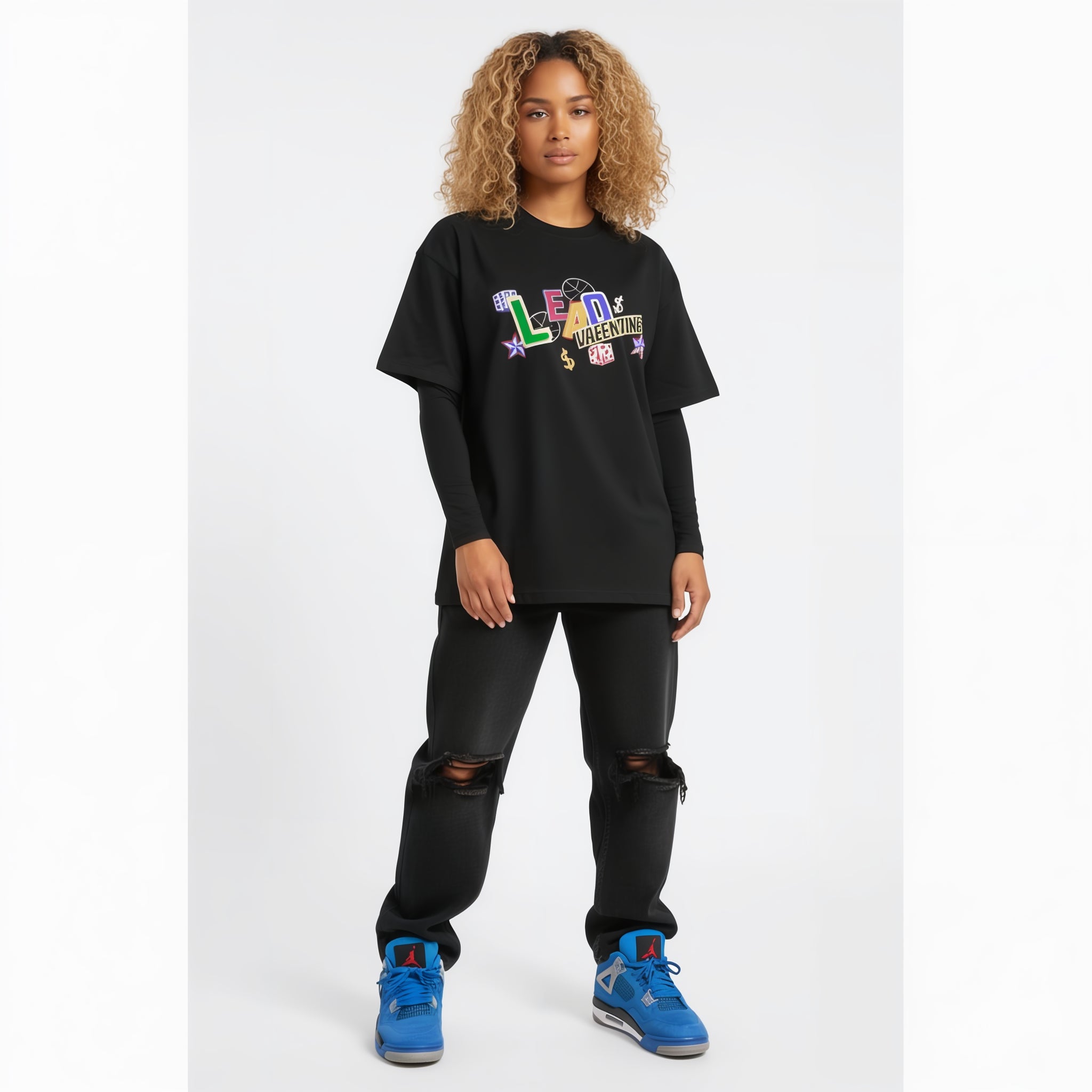 Womans Heavyweight T-Shirt- Playful