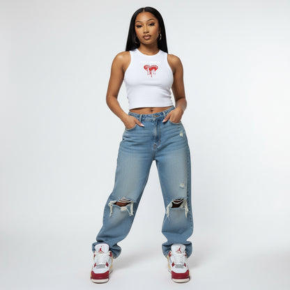 Womans Love Hurts Tank Top