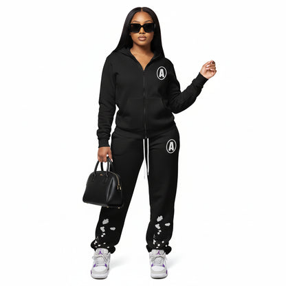 Womans Streetwear Straight Leg Pants - A