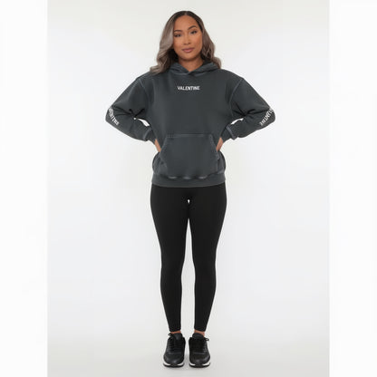 Snow Washed Green Hoodie