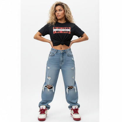 Woman's Heavyweight Earth Tone T-Shirt - Play Hard