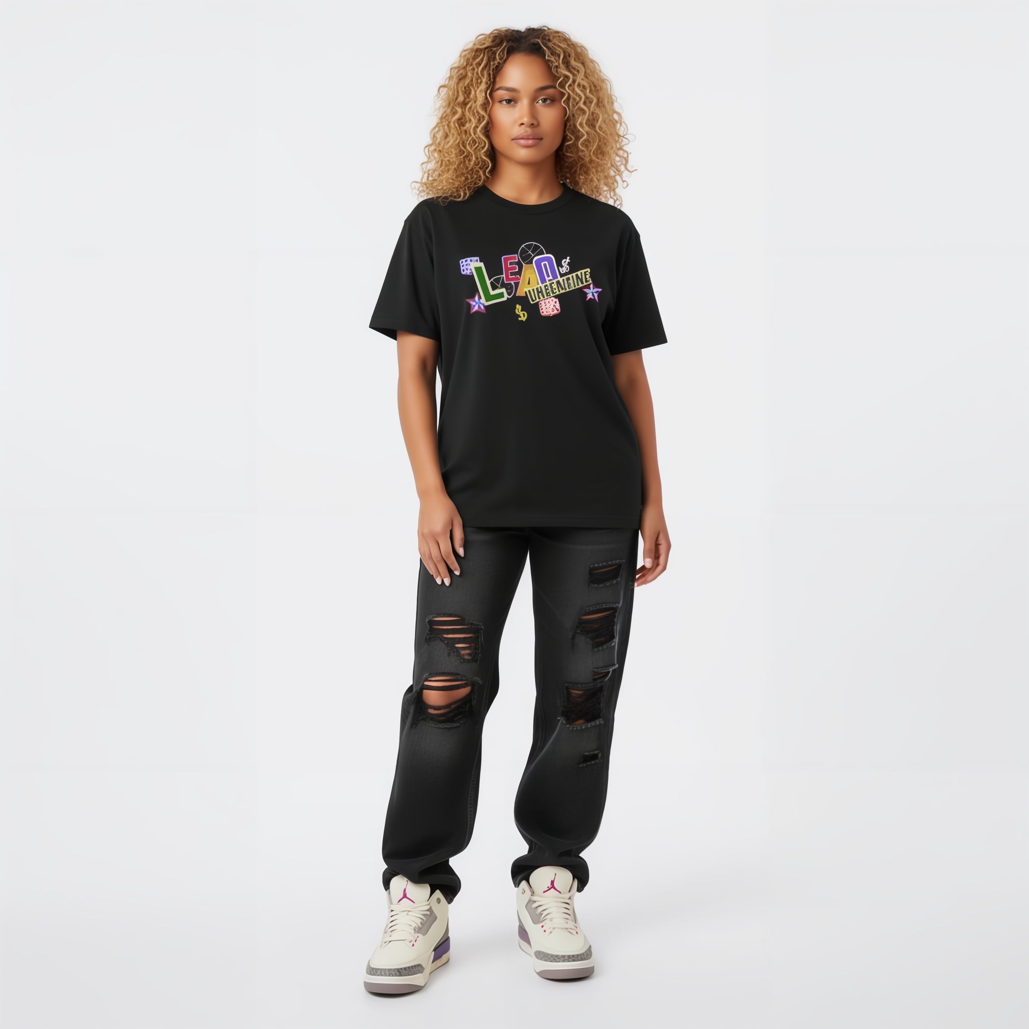 Womans Heavyweight T-Shirt- Playful