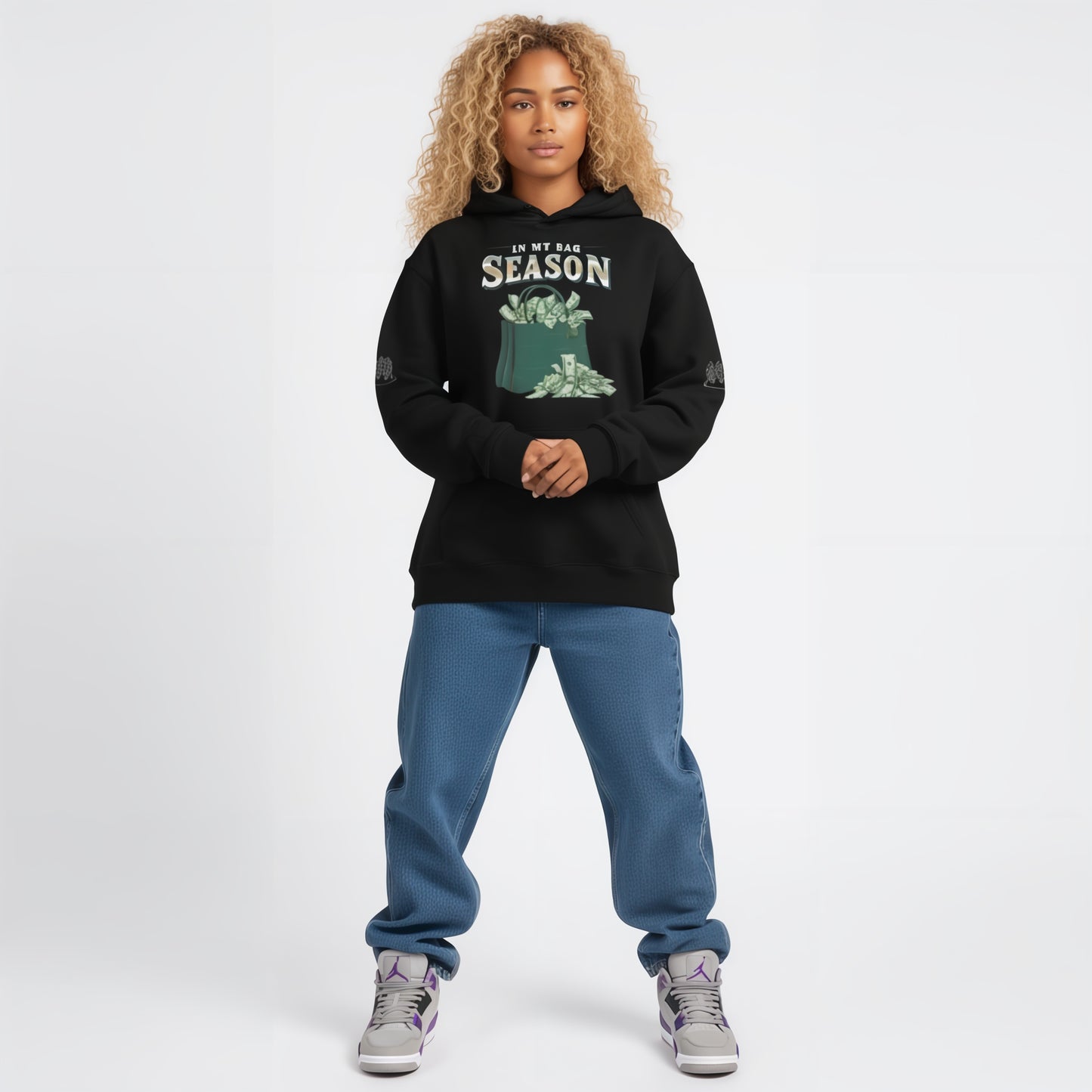 Womans In My Bag Season Oversized Hoodie