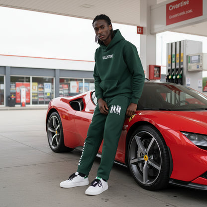 Solid Green Sweatpants