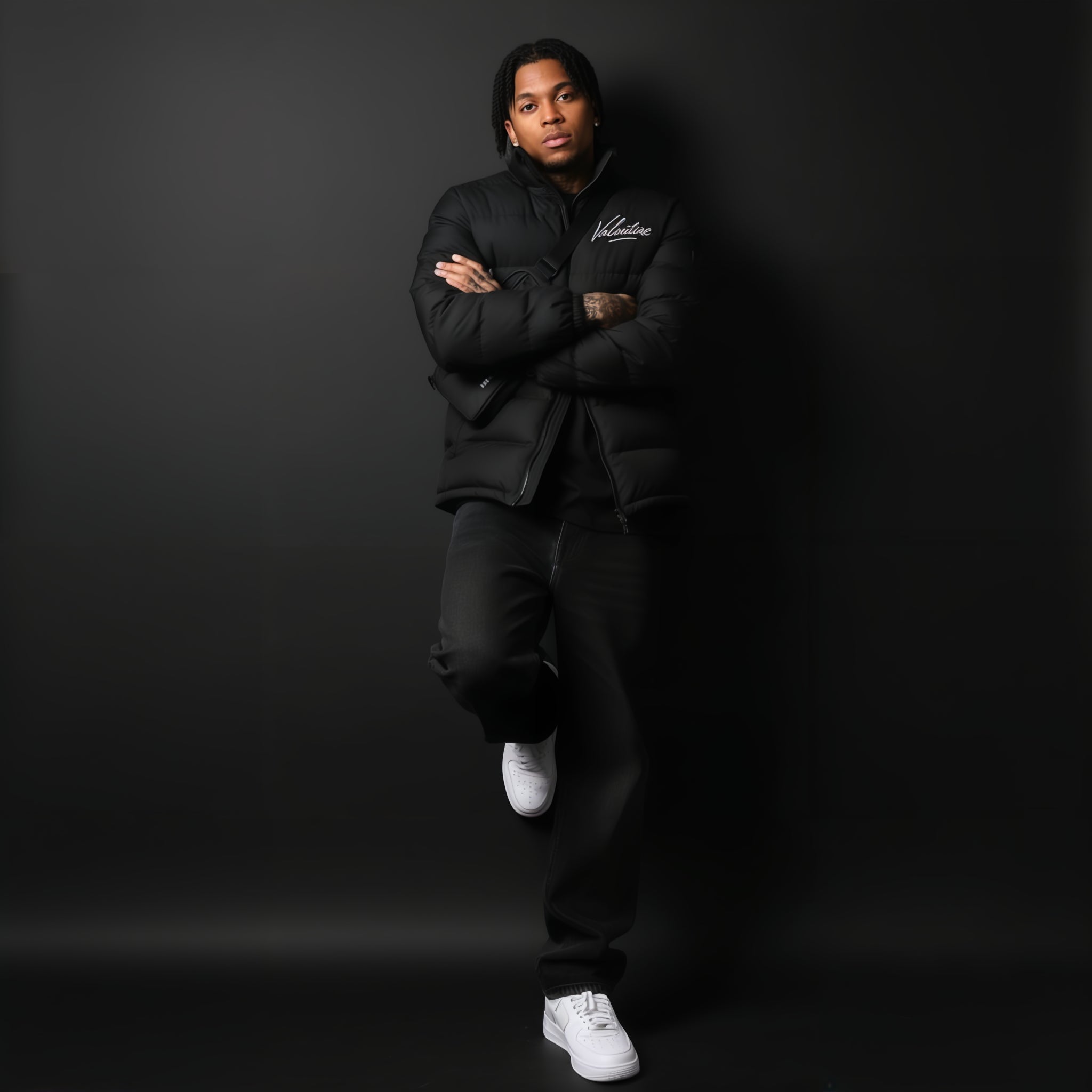 Triple Black Leao Valentine Jacket