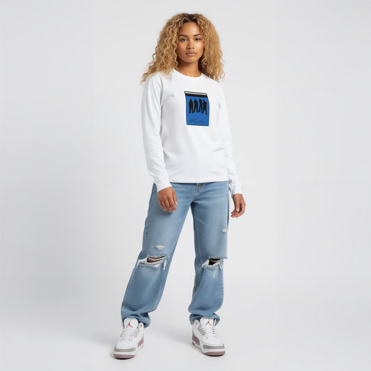 Womans Badged Long-Sleeve T-Shirt