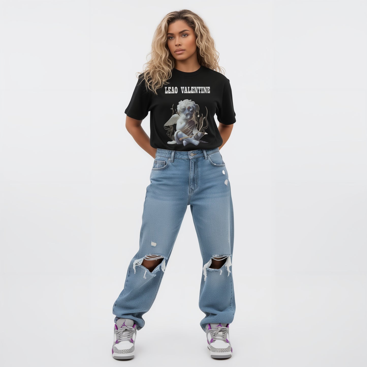 Womans Broken Soul Heavyweight T-Shirt