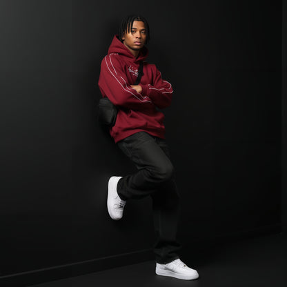 Mens Red Rain Hoodie